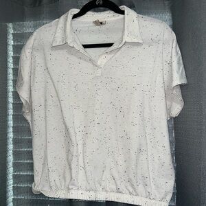 Misia shirt white and black size XL fits more like a large